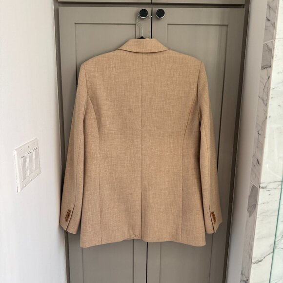 NEW Aritzia Wilfred Flores Blazer - Neutral Oatmeal - Size S - Picture 2 of 7
